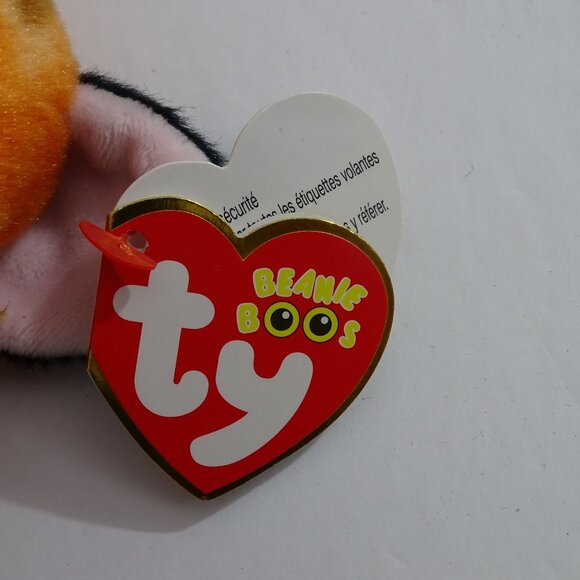 Ty Beanie Boo Meadow Fox Glitter Eyes Stuffed Animal Plush Soft Toy 7" Hang Tags - Picture 6 of 12